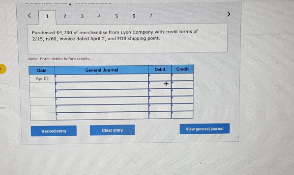 Recording purchases, purchases returns, and purchases allowances LO P1 Prepare journal entries