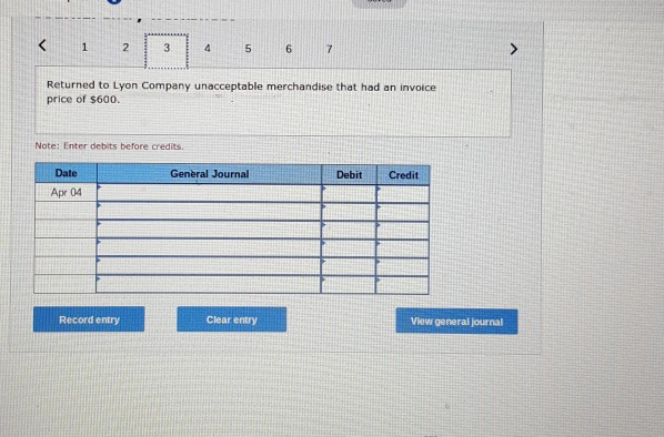 a perpetual inventory system and the gross method. Apr. 2 Purchased $4,700