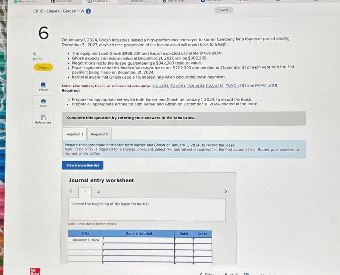  please, solve the question and correct them. On Jenuary 1, 2024,