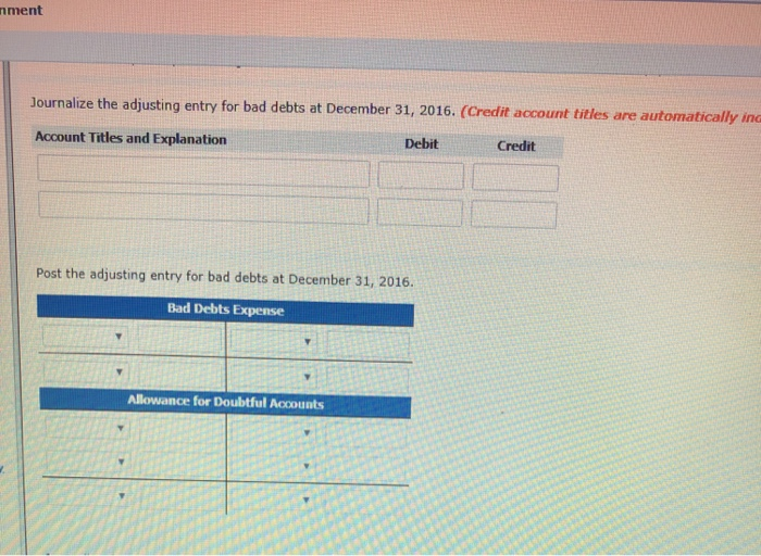 an aging schedule for Martinez Corp.. Not Yet Due Number of Days