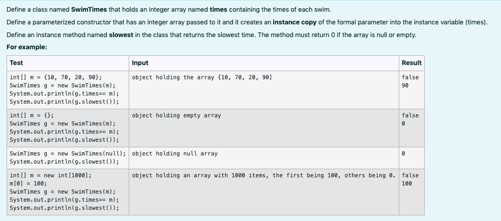 please help me with this JAVA question asap Define a class named