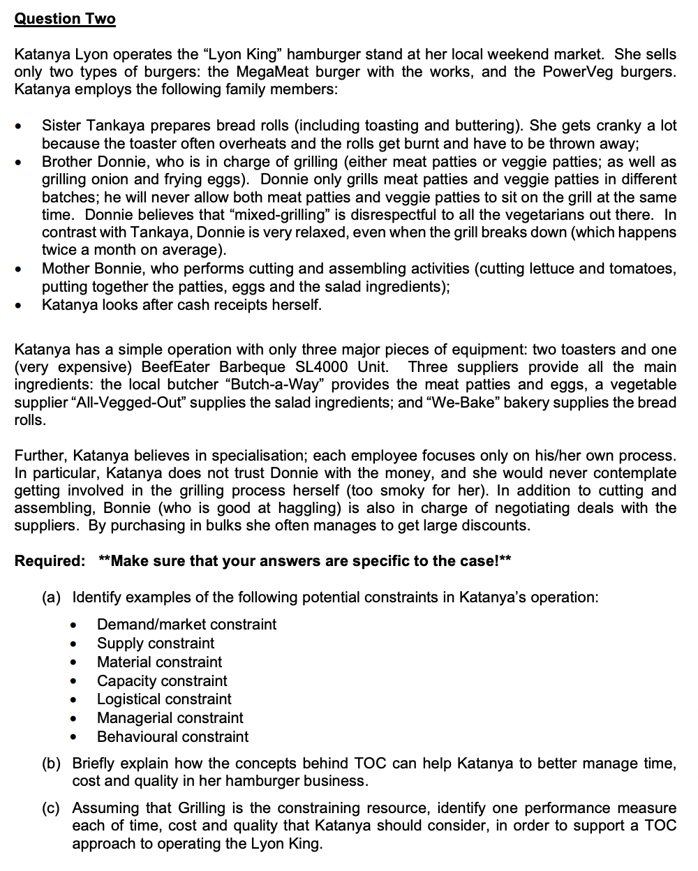 Hi, please help me SOLVE PART C ONLY. Provide the answer with