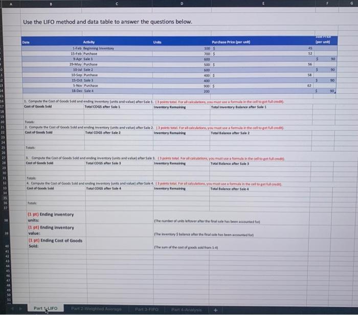 Can someone help solve this showing the formulas also please. Use the