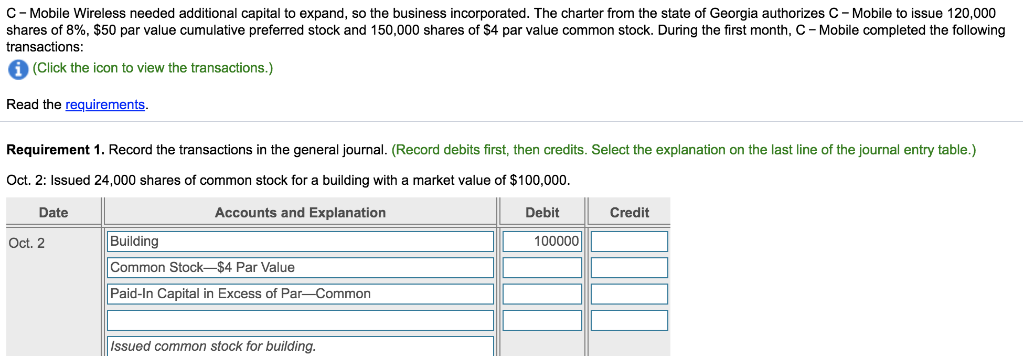 Please help! Will rate C-Mobile Wireless needed additional capital to expand, so