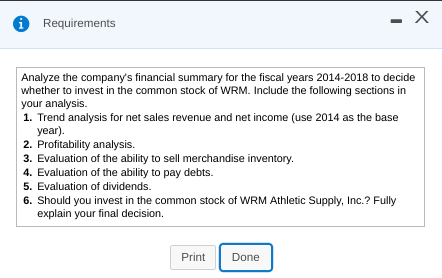 PLEASE READ AND ANSWER ALL REQUIREMENTS, AS THIS IS ALL ONE QUESTION.