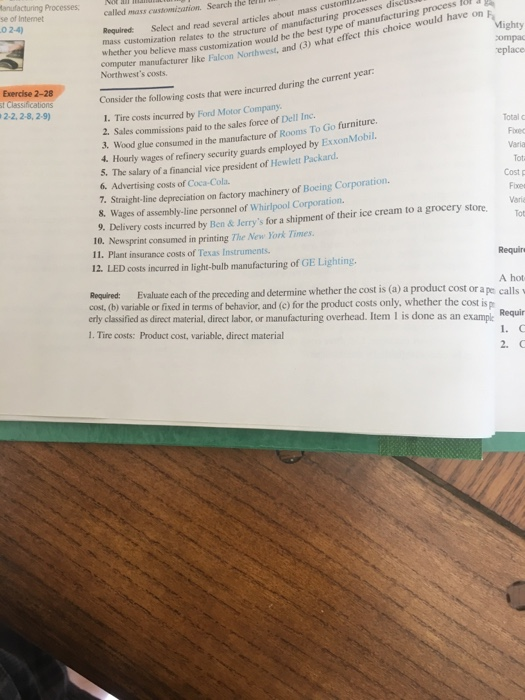  anufacturing Processes se of Intermet called mass customization. Search the te