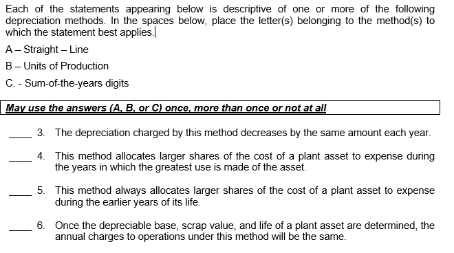 No need to show work just answer in clear format Each of
