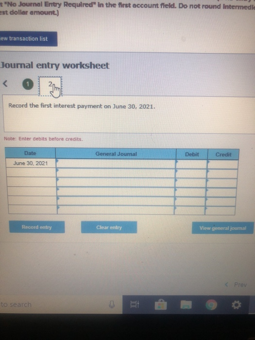 of $80.000 for $74.564 on January 1, 2021 The market interest rate