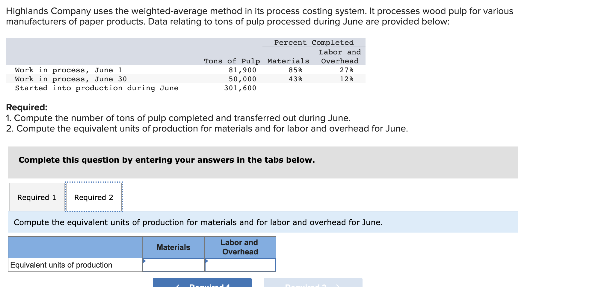 It processes wood pulp for various manufacturers of paper products. Data relating
