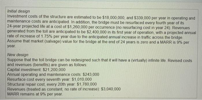 Question Help Atoll bridge across the Mississippi River is being considered as