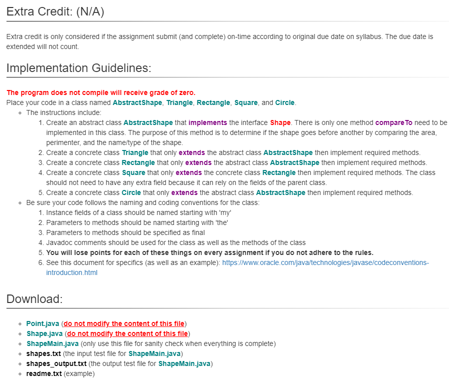 The x-coordinate of the point. */ private int myX; /** * The