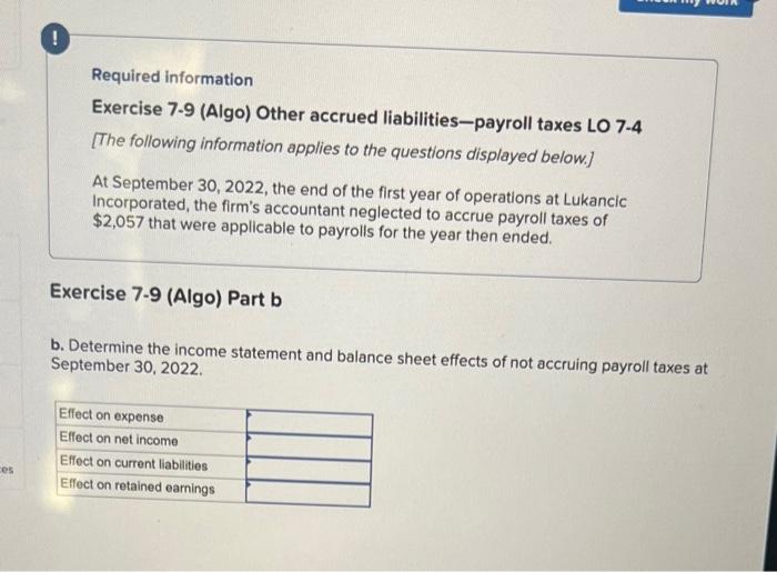 (Algo) Notes payable-discount basis LO 7-2 [The following information applies to the
