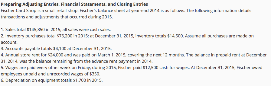  Need help correcing the incorrect answers. Preparing Adjusting Entries, Financial Statements,