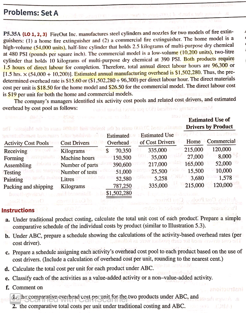  Complete all requirements for problem 5.35 in excel in professional format