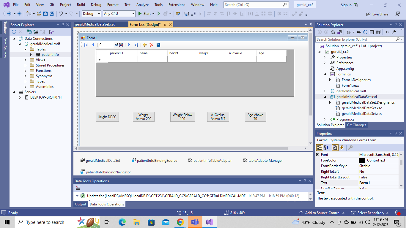What SQL queries do you think I need for these buttons for