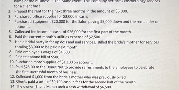 the second image (1-14) 4. How much cash did the business spend