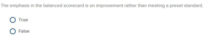 lead to improvement in another performance measure, but does not, then management