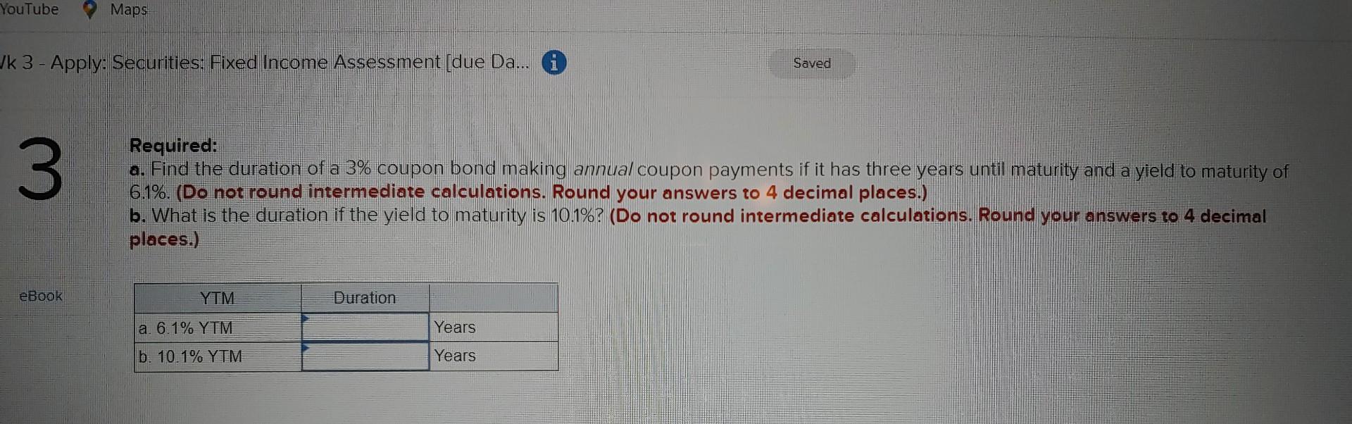  Can anyone answer these questions Ik 3 - Apply: Securities: Fixed