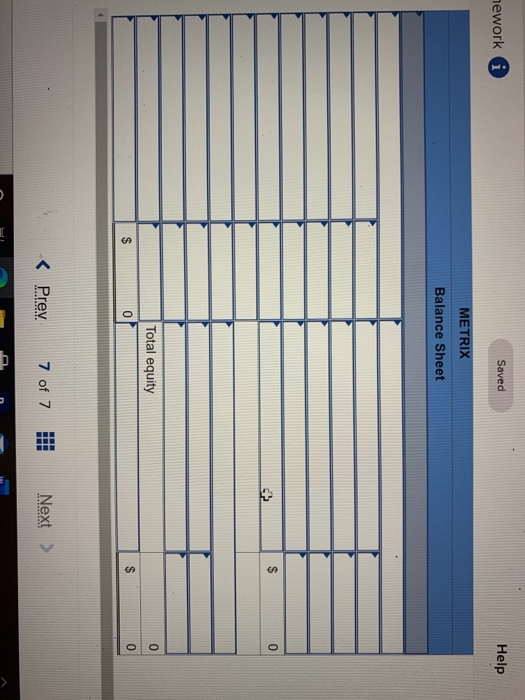and amounts for the month of March. Equipment Salaries expense Consulting revenue