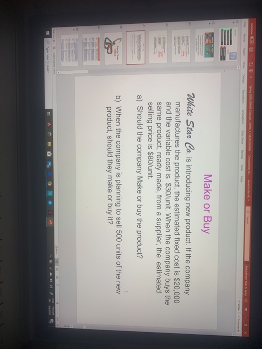  Home De D e o Share Comments Make or Buy White