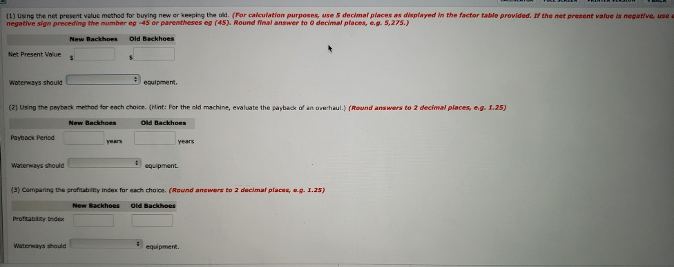 a Waterways puts much emphasis on cash flow when it plans for