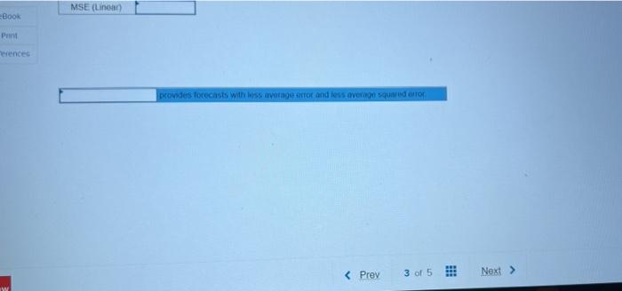 techniques for weekly sales of rollerblades a linear trend equation and the