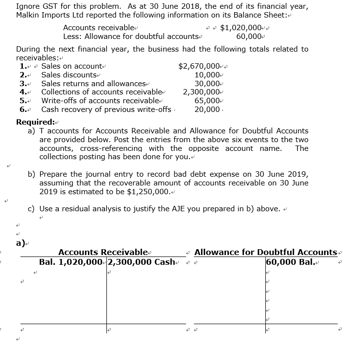 showed Cash with a normal balance of $13,004.30. The bank statement, just