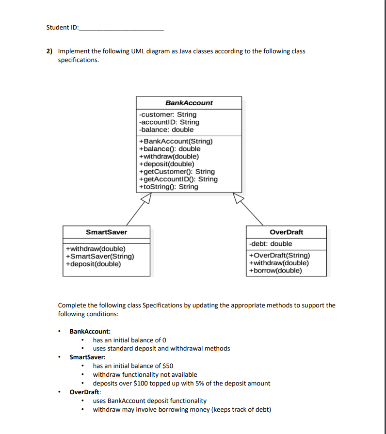  in java please , the answer has to be clear and