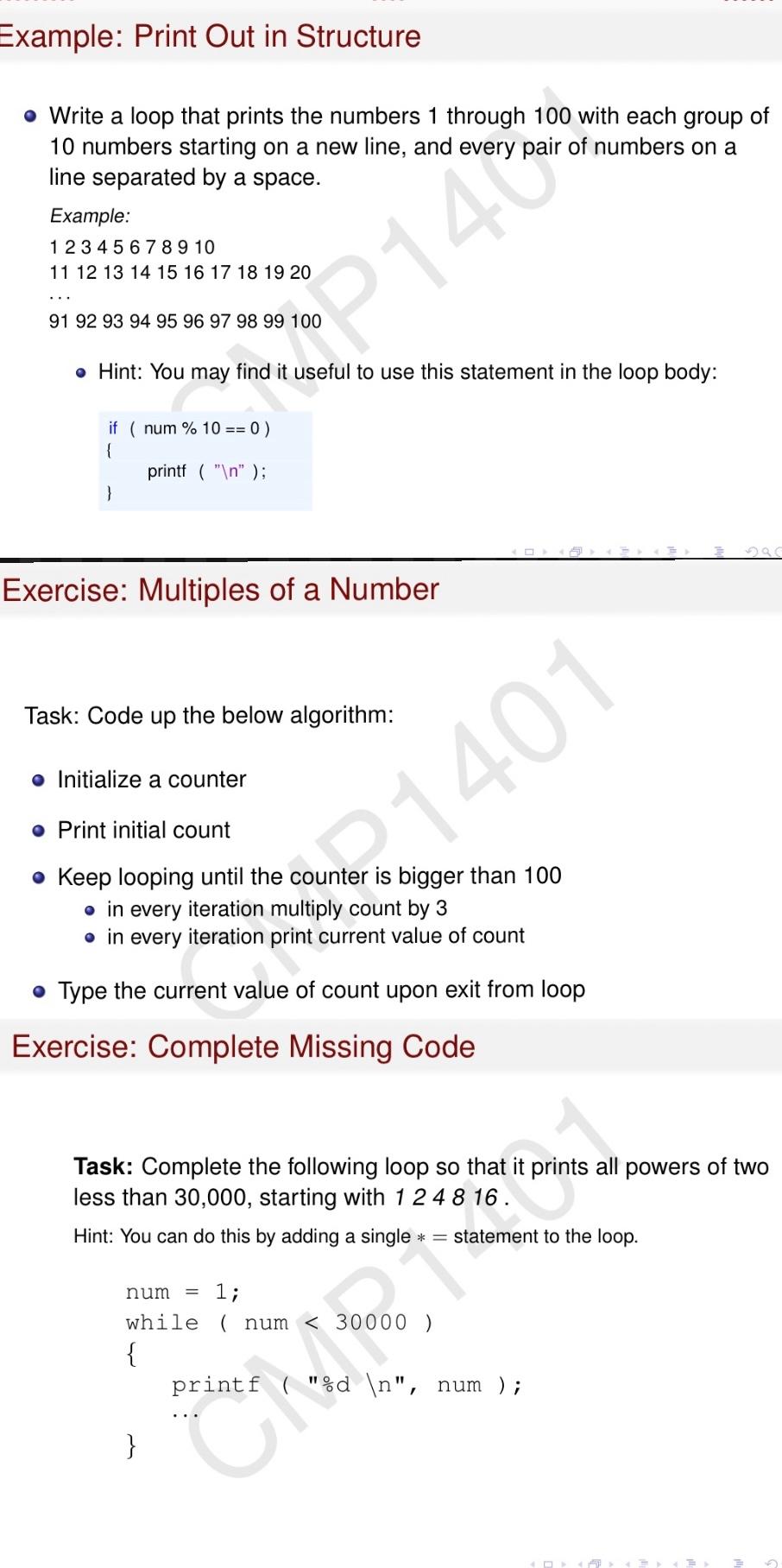  Can you please write these in language C for someone with