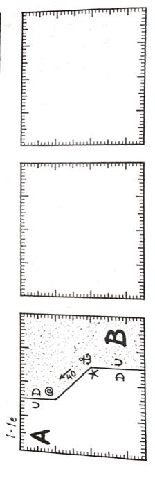 In the following sketches of a two-piece jigsaw puzzle, plate A is