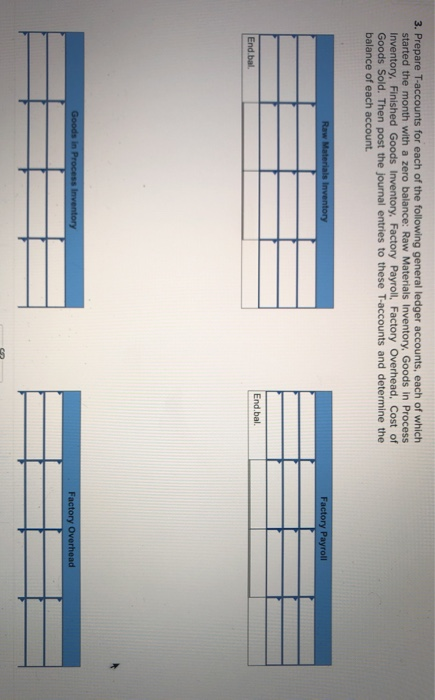 factory wages. c. Paid $15,750 cash to a computer consultant to reprogram