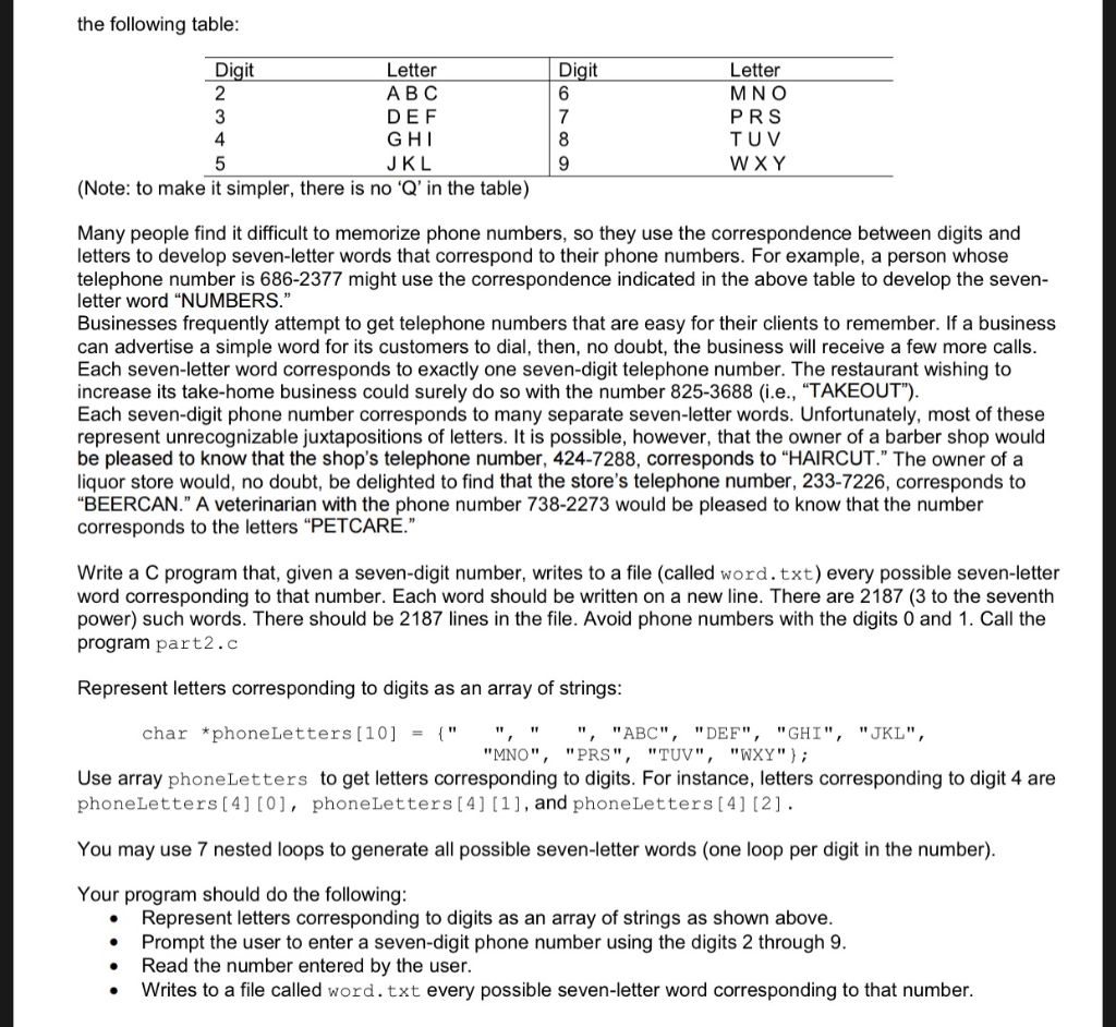 the user to enter the size of the array and read the