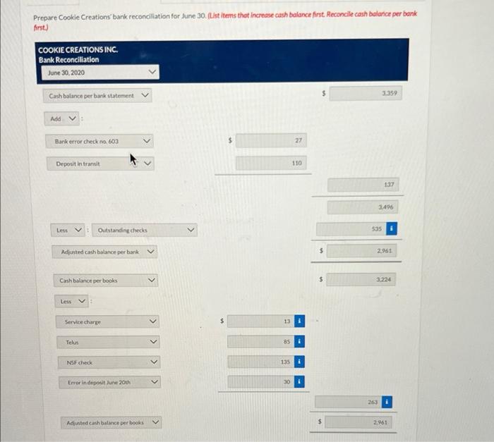 her cash account does not have any errors and is accurate and