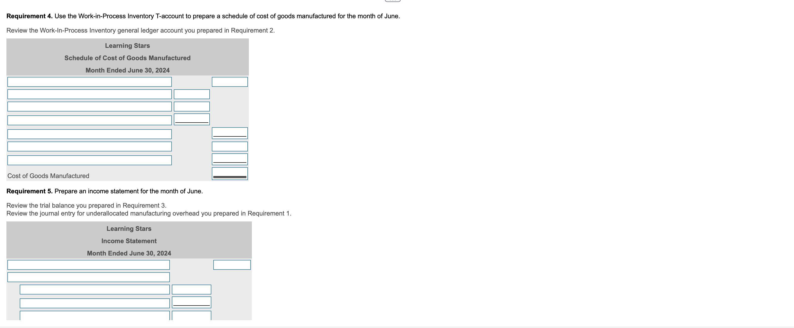& - \\ \hline & & \\ \hline & & \\ \hline