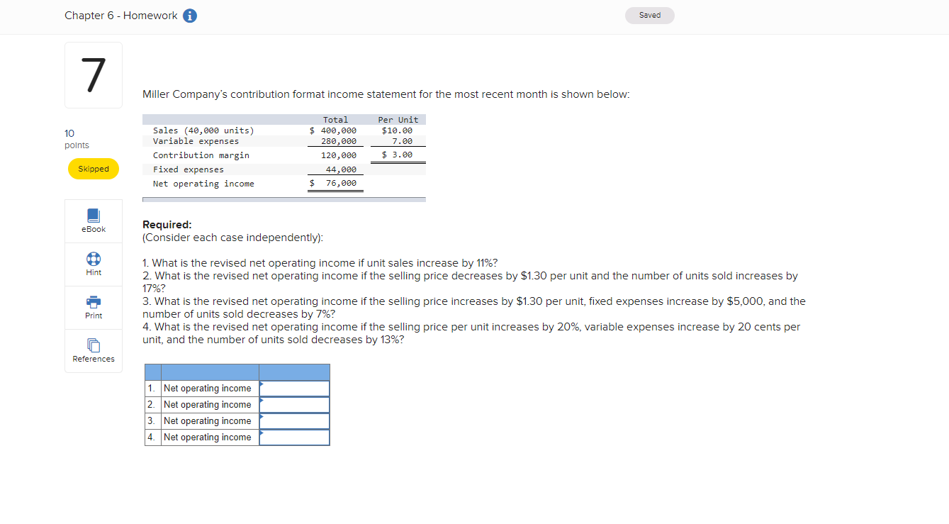 undefinedPlease show work as well, thanks Chapter 6 - Homework i Saved