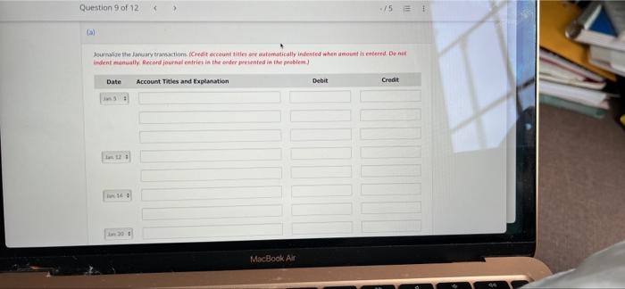 2022, the ledger of Bonita Company contains these liability accounts. Accounts Payable