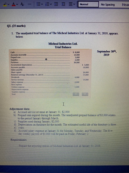  ev Av Ao Ev Normal No Spacing Q2. (25 marks) 1.