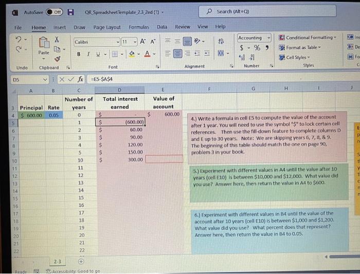 I have never used Excel! Tips on to do this AutoSave Off