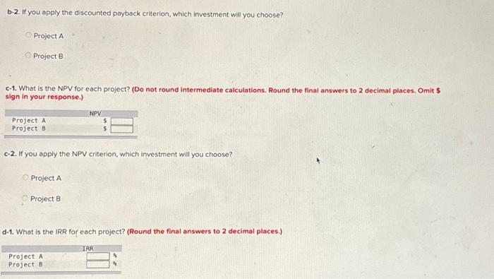 if any, you require a 15% return on your investment. Q-1. What