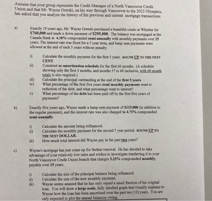  please do C part only Assume that your group represents the