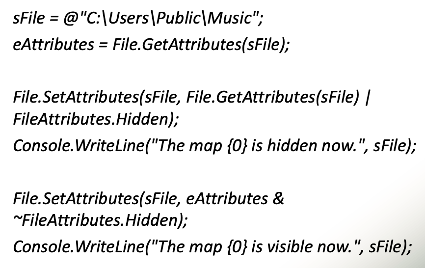 Redesign code from given below, to call method SetAttributes only once instead