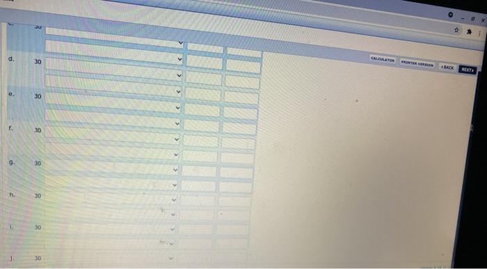 The adjustment data as of September 30, 2016, the end of the