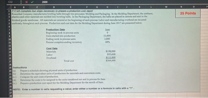  052 2000 M N O P 25 Points A D F