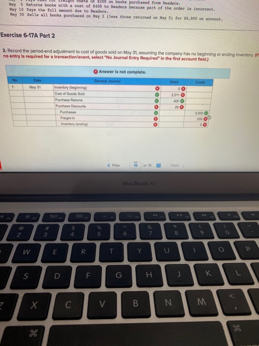 using a periodic system (L06-8) The following information applies to the questions