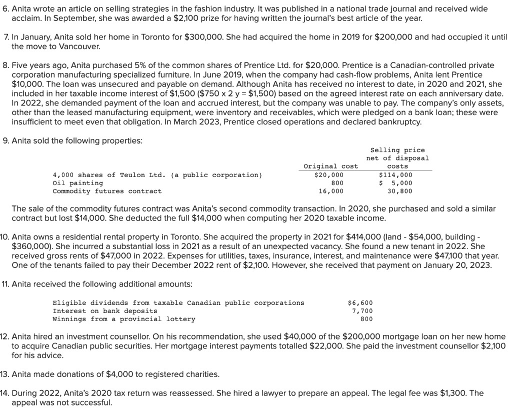 - Moving Meals & vehicle (simplified Method) Everything else is correct, I