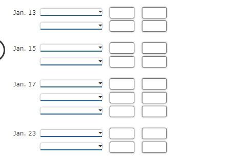 were completed by Air Systems Company during January of the current year.