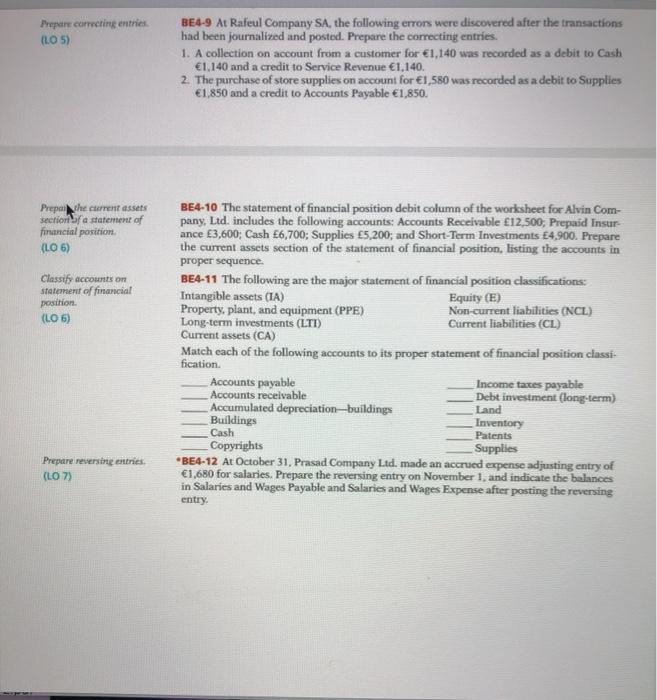 steps in using a worksheet are presented in random order below. List