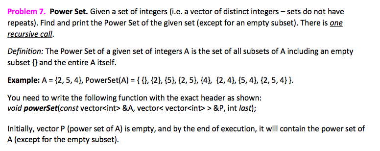 I need help writing this function that requires only one recursive call.