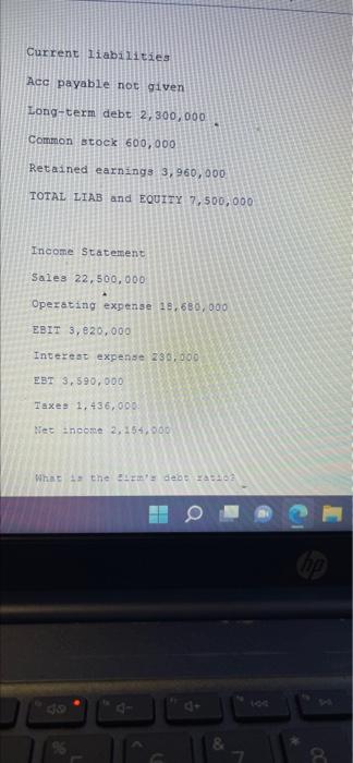 1,050,000 Aco receivable not given Inventories 1,500,000 Fixed assets 4,280.000 TOTAL ASSETS