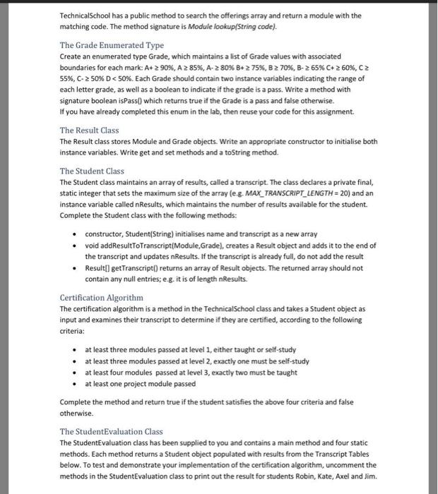 of study involving a variety of taught, self-study or project modules. To